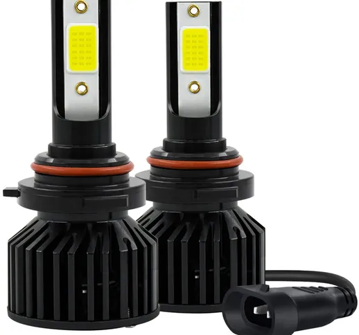 Lampadine per fari a LED per auto da 2 pezzi Kit di conversione all-in-one per luci di gui...