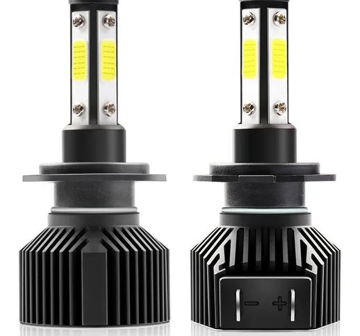 Happyshopping - Lampadine per fari a LED per auto impermeabili IP68 da 2 pezzi Lampada da...