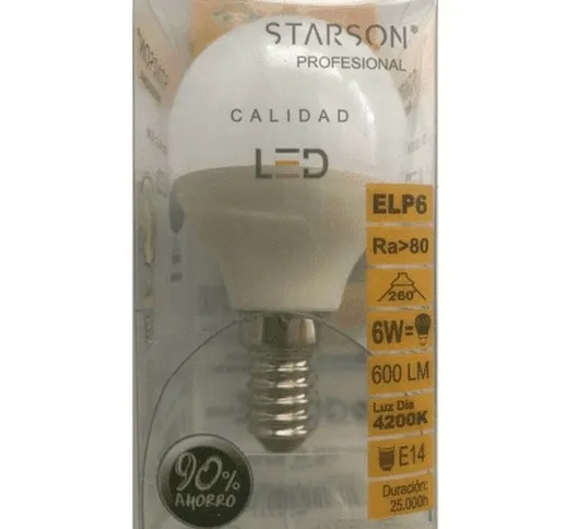 Starton - Spherica Led Professional Sferico Led Professional 7W E-14 6400K