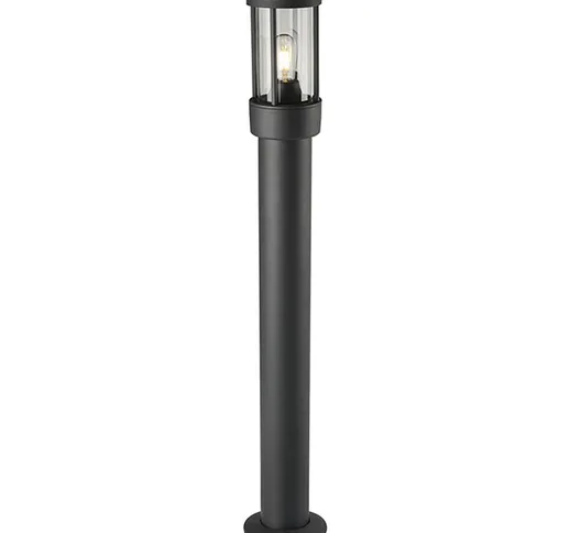 Lampione palo LED lampada E27 vintage 12W luce esterni giardino viale 80cm 230V Luce 6000K
