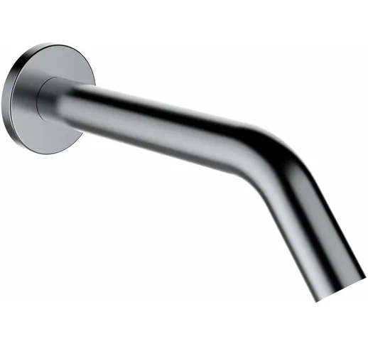 Laufen Kartell bocca da bagno, sporgenza 175 mm, colorazione: acciaio inossidabile spazzol...