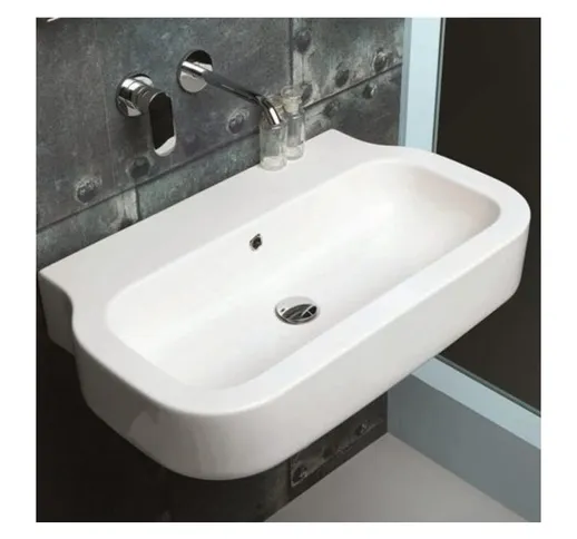 Lavabo sospeso a parete modello glaze - Misura: 60cm monoforo