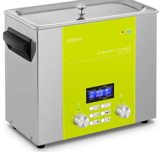 Ulsonix - Lavatrice A Ultrasuoni Pulitore Vasca Degassaggio Impulsi Sweep 6 Litri 240 W