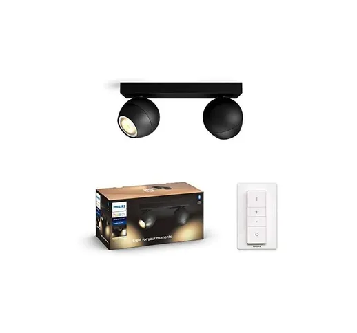  - Hue - Lampada intelligente, Hue Buckram, barra led intelligente, luce bianca calda o fr...