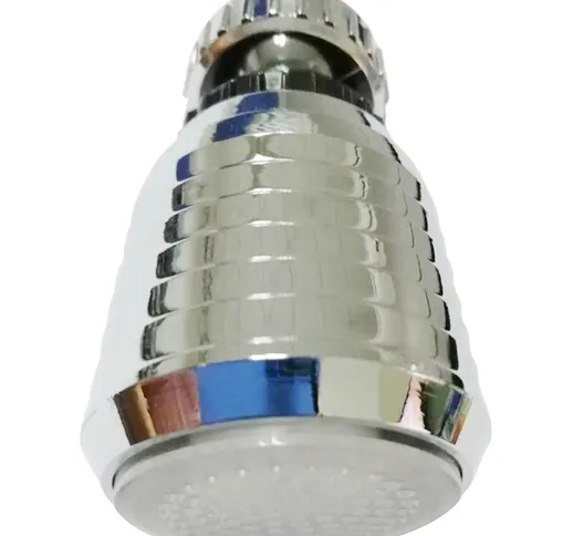 LED Rubinetto Aeratore 3 Cambiamento di colore della luce Rubinetto girevole a 360 gradi T...