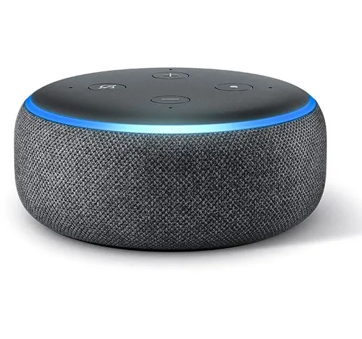  - LEDLUX SHALEXA Echo Dot 3 Generazione Altoparlante intelligente con integrazione Alexa...