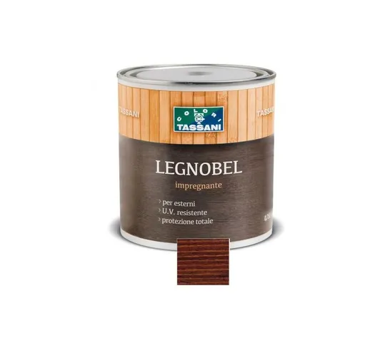 LEGNOBEL 2,50 LT IMPREGNANTE A SOLVENTE VERNICE PER LEGNO Mogano - Tassani