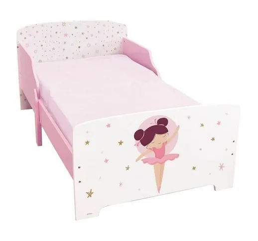 Letto con molla a leccatura - ballerina ballerina Fun House 140 x 70 cm