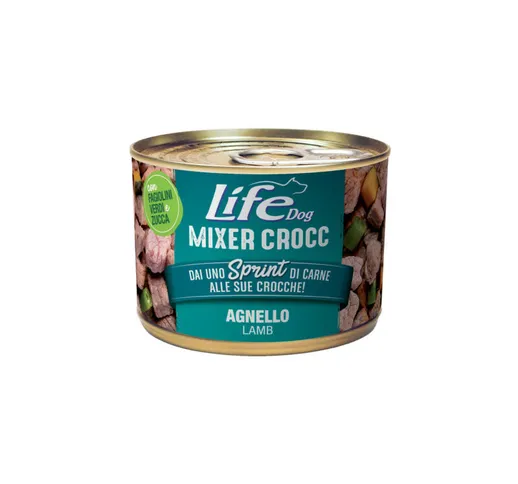 Lifedog - Life Mixer Crocc per Cani da 150 gr Agnello con Fagiolini e Zucca