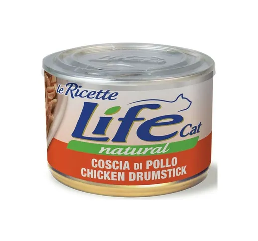Natural Le Ricette per Gatto da 150 gr | Coscia di Pollo - Lifecat