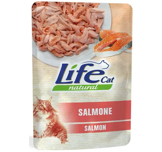 Lifecat - Natural per Gatti Adulti da 70 gr Salmone