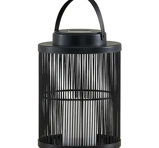 Lindby - Balkis lampada solare deco, altezza 25,4 cm - nero, bianco