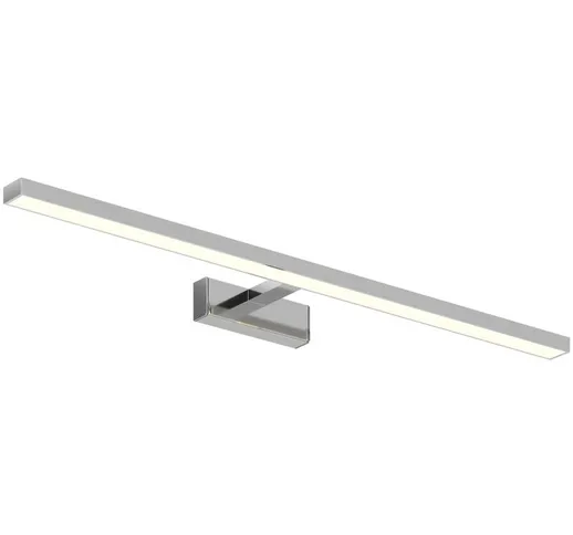 Jukka lampada led da bagno/specchio 90 cm - bianco, cromo - Lindby