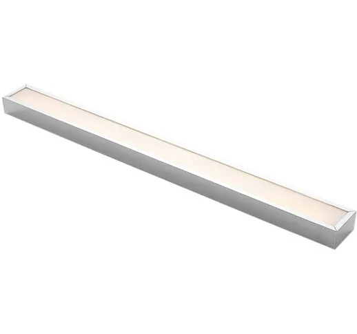 Lindby Layan applique LED per il bagno cromo 90 cm