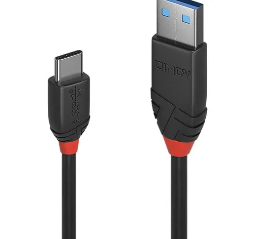 Cavo USB USB 3.2 Gen1 (USB 3.0) Spina USB-C™, Spina USB-A 1.00 m Nero - 
