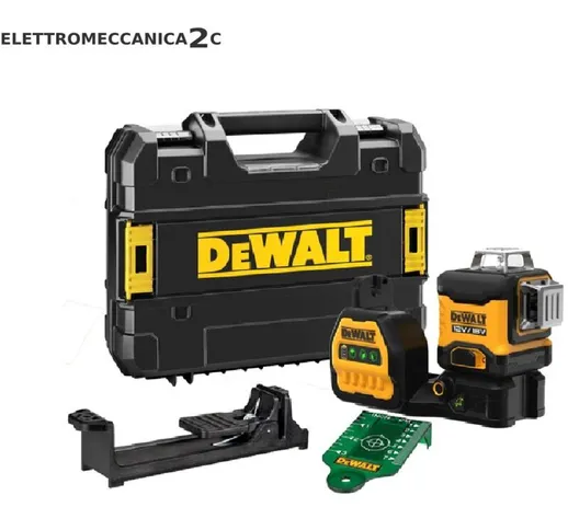 DEWALT DCE089NG18-XJ tracciatore laser multitensione 18-12v 3linee 360° luce verde autoliv...