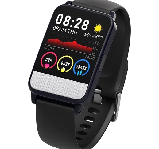 Lo smartwatch Bluetooth supporta il monitoraggio della frequenza cardiaca/della pressione...