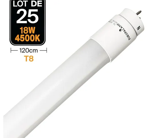 25 Tubi Neon led 18W 120cm T8 Blanc Neutre 4500k Gamme Pro 18W 120cm T8 Blanc Neutre 4500k...