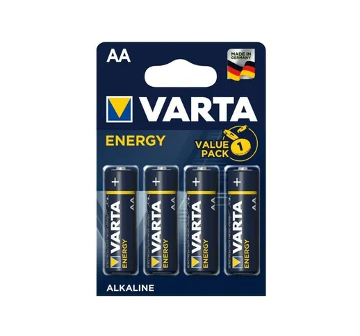 Lr6 Aa Stilo Blister 4Pz Batterie Alcaline Varta Energy