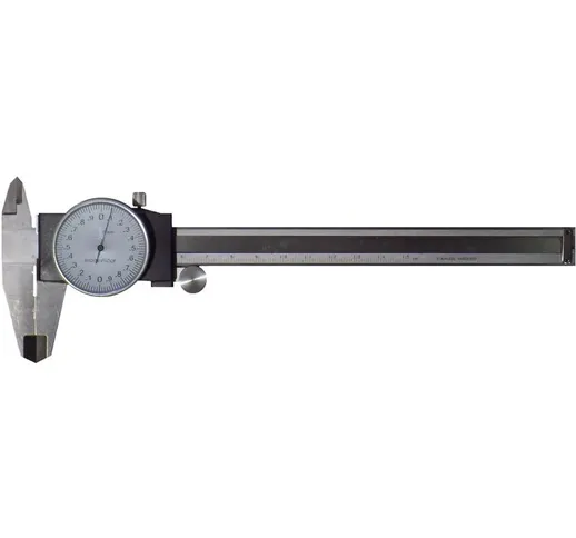  - calibro analogico 150 mm con orologio precisione 0,02 mm scala metrica
