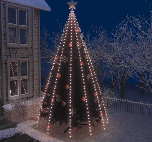 Rete di Luci per Albero di Natale con 500 led 500 cm