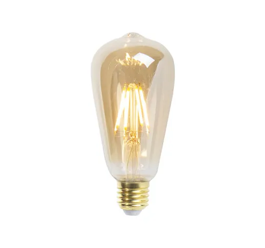  Lampada a filamento LED dimmerabile E27 ST64 goldline 5W 360 lm 2200K