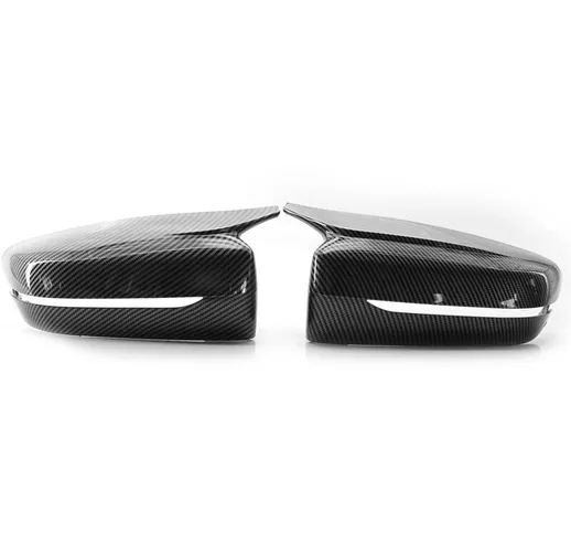 M Style Carbon Fiber Door Side Mirror Covers Replacement For BMW G30 G20 5 Series 17-2020,...