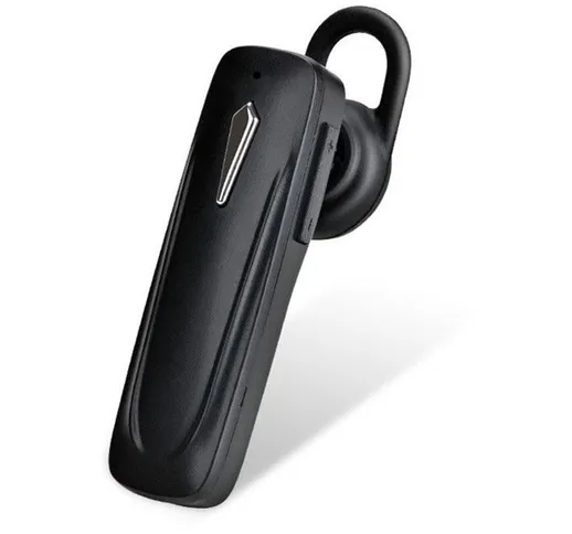 Asupermall - Auricolare Bluetooth, in-ear, orecchio singolo, soluzione RDA, nero
