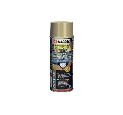 Stucco Riempitivo Beige Fondo Vernice Spray Aggrappante 400ML - Macota