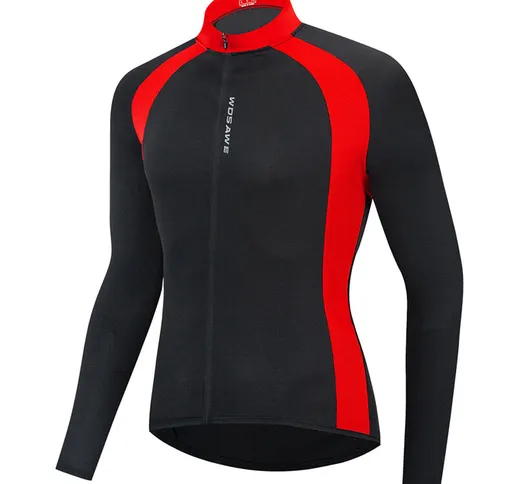 Maglia da ciclismo Uomo Donna Quick Dry traspirante Maglia manica lunga Abbigliamento Bici...