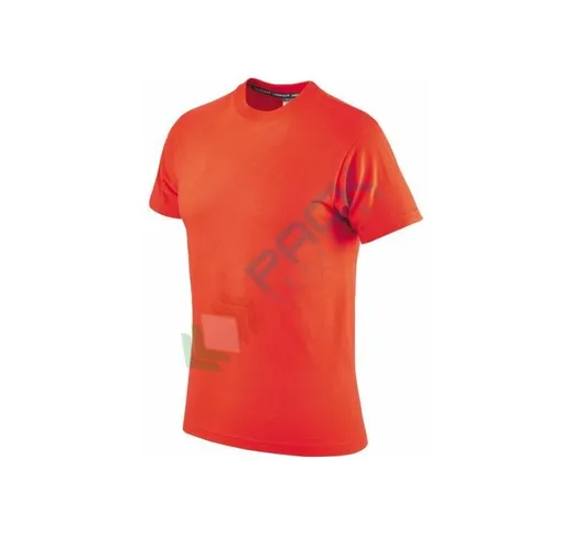 T-Shirt da lavoro 100% cotone, 150 gr, maniche corte, modello girocollo, colore arancione...