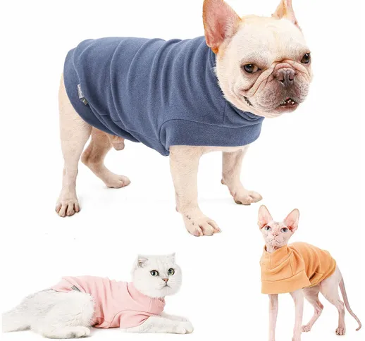 Maglione per cani Camicia invernale calda per gatti Vestiti per animali domestici per cani...