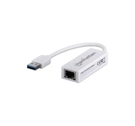 Adattatore USB 2.0 con porta Ethernet LAN 100Mbps - 