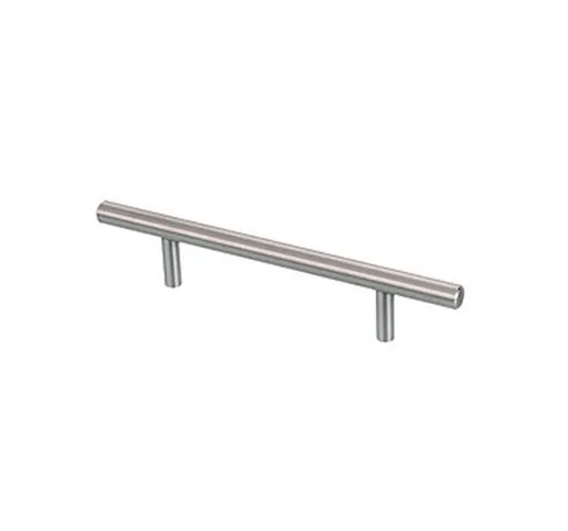 Maniglia a barra L.224 x Ø12 x 160 mm design mat Acciaio inox spazzolato - DM003.IN.12.160...