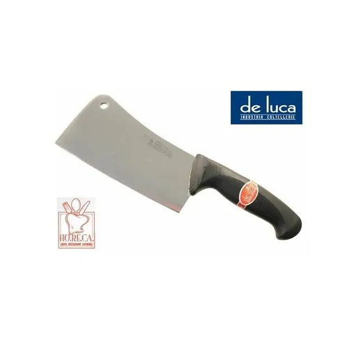 De Luca - mannaia mannaretta cm 22 lama in acciaio inox linea ho.re.ca SPESS.5mm