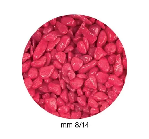 Ciottoli lucky rossi mm 8-14 1 kg