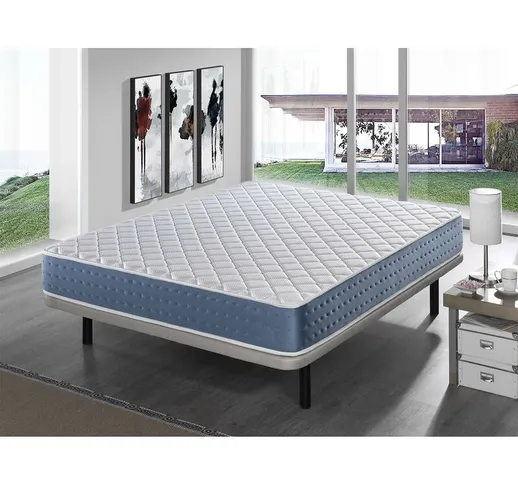 Dormalit - Materasso 80X190 JUNIOR LUXOR Alto 22 cm - Memory foam - Ergonomico