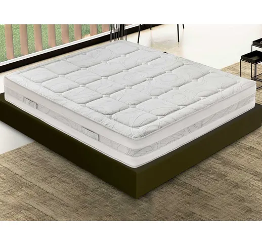 Materasso 120x200 in Memory Foam - Altezza 29 cm - 5cm di memory foam - Sfoderabile - Orto...