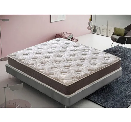 Materasso in Memory Foam - Alto 17 cm – 13 Zone di Comfort - Rigidità H3 - Ortopedico 160x...