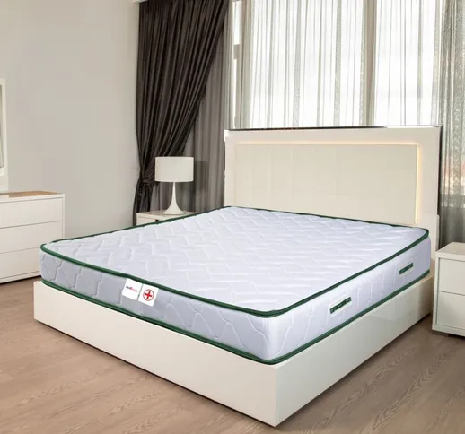 Materasso Memory foam alto 20 cm ortopedico anatomico in AirPur® - lisa 140x190 cm