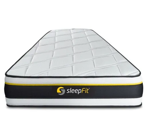 Sleepfit - Materasso soft 90 x 180 cm - Spessore : 19 cm - Foam hd con struttura microalve...