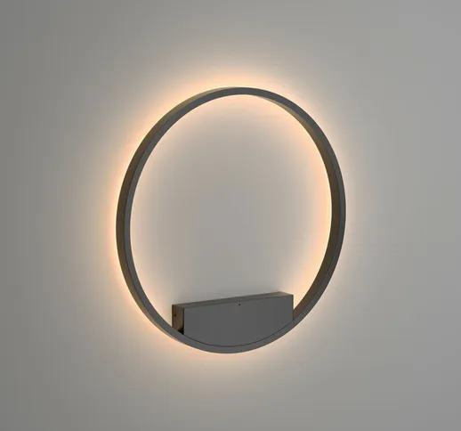 Maytoni Rim Moderna lampada da parete led integrata nera, 60cm, 3000K