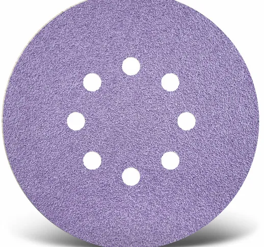Purple hd Dischi abrasivi velcrati, 150 mm, 8 fori, p. Levigatrici rotorbitali (50 Pz.) G4...