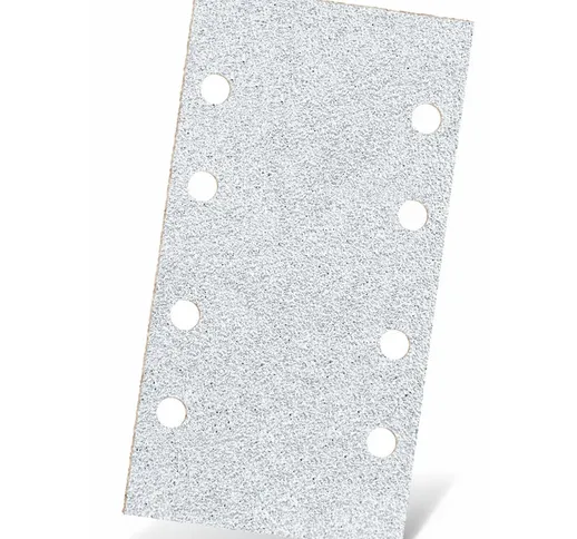 White Carte abrasive velcrate, 180 x 93 mm, 8 fori, p. Levigatrici orbitali (50 Pz.) G240...