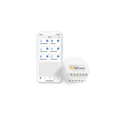 Interruttore Smart Luci WiFi, Interruttore della Luce Intelligente 1 Way, Compatibile con...