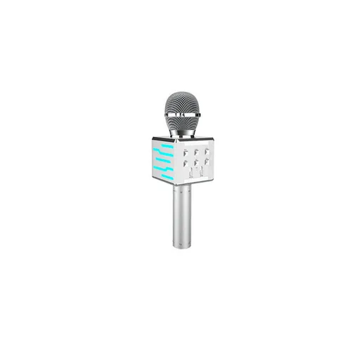 Microfono wireless Bluetooth Nuovo microfono stereo Microfono integrato Bluetooth Microfon...