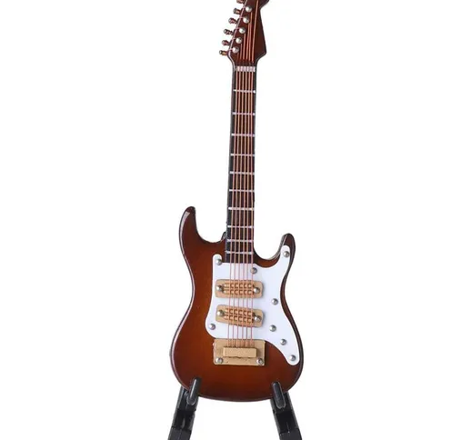 Mini chitarra modello chitarra elettrica bambola mobile strumento musicale riproduzione in...