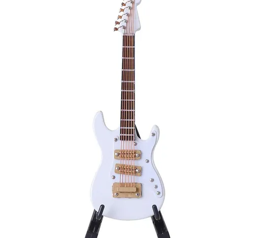 Mini chitarra modello chitarra elettrica paletta mobile strumento musicale riproduzione in...