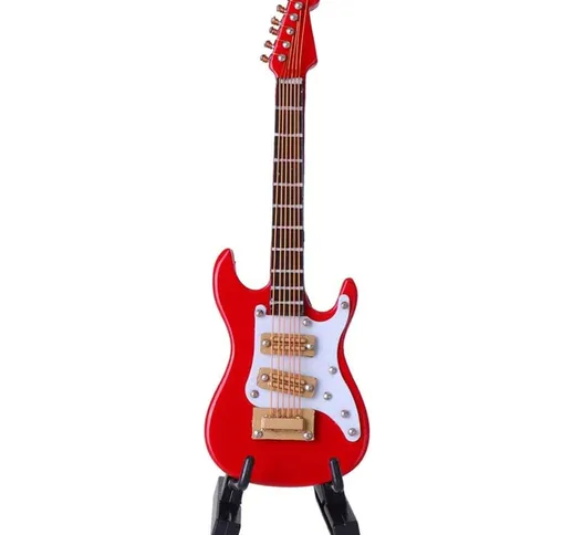 Mini chitarra elettrica modello di chitarra paletta mobile strumento musicale riproduzione...