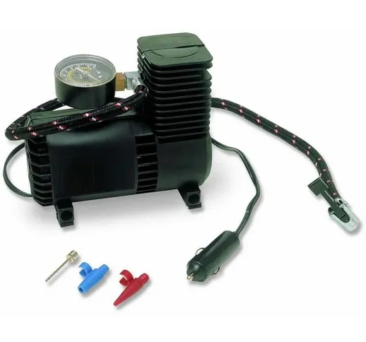 minicompressore compatto per auto 12v 18 bar 80 watt 300 psi art 119170 - Rush